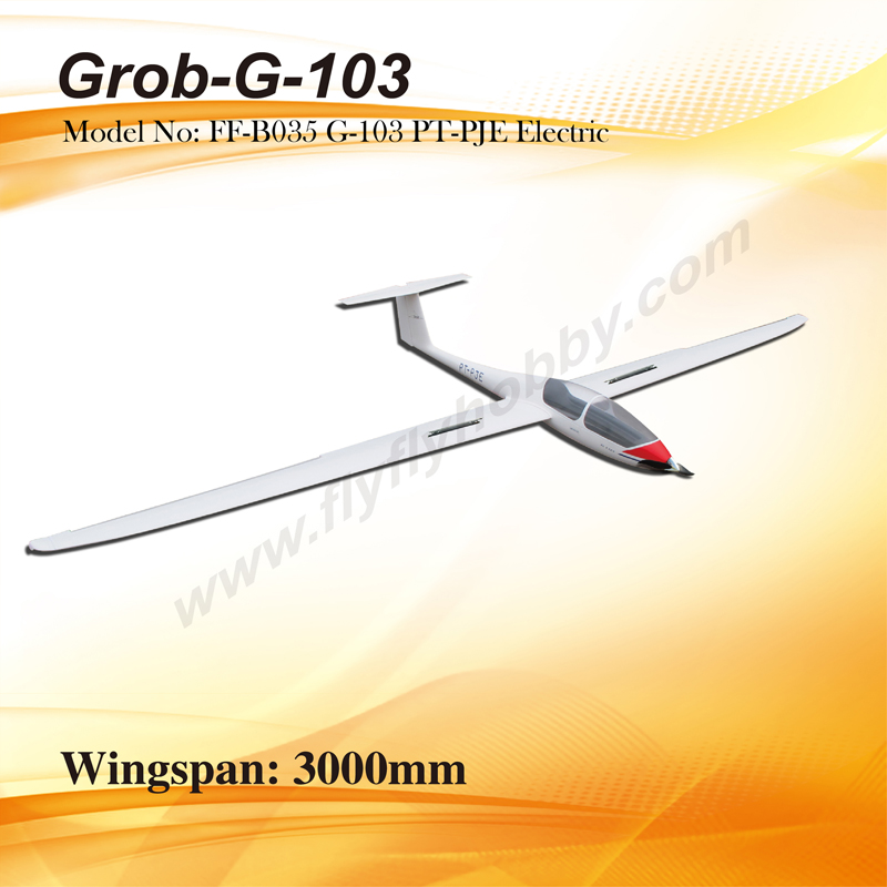 Grob-G-103 PT-PJE Electric with Electric brake_Kit w/motor&prop